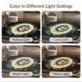 thumbnail image 7 of ODIKA 5'x7' Washable Area Rug Non-Slip, Chair-Friendly Halloween Goth Gothic Witchy Mushroom Motif Academia Moody Funky for Dining Room, Under Table, Home Office, 7 of 7