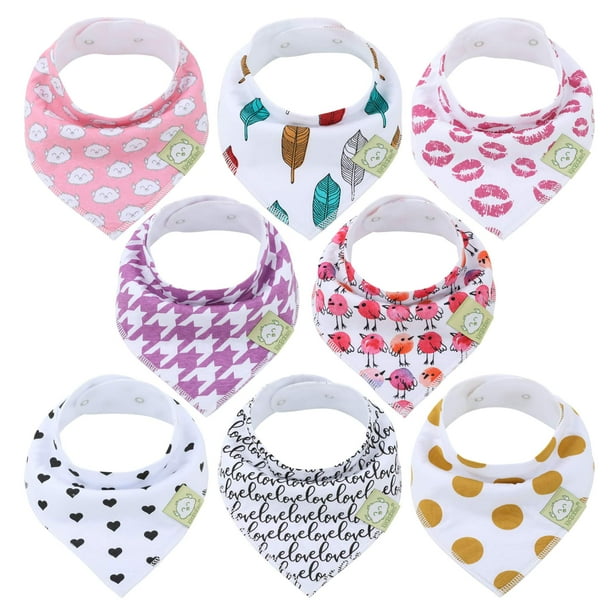 Baby Bandana Drool Bibs Bandana Bibs for Boys, Girls by KeaBabies
