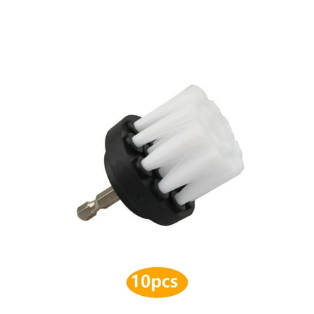 

10pcs Drill Brush Tile Bathtub Surface Cleaning Brush Cordless Rotary Tool Nylon Scrubber