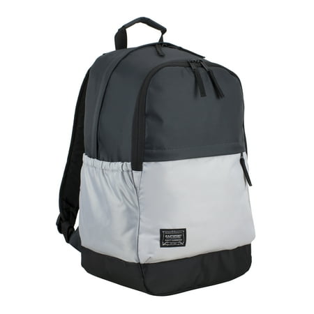 Eastsport Unisex Daily Backpack, Black Gray Two-Tone