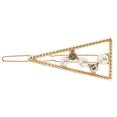 thumbnail image 1 of Pinza de horquil elegante, pinza a el cabellero chapada en oro, herramientas de estilismo para el cabello para mujeres Triángulo BLESIY Pinza de horquilla geométrica, 1 of 8