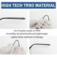 thumbnail image 4 of Glasses Replacement Temple, TR90 Eyeglass Arms Legs Replacement, Glasses Repair Kit Universal, DIY Temples, 4 of 7