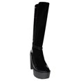 thumbnail image 1 of BOTA ALTA LEON MUJER NEGRO CHAROL 416p, 1 of 4