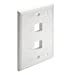 thumbnail image 3 of Tripp Lite Dual Outlet RJ45 Universal Keystone Face Plate / Wall Plate White, 2-Port(N042-001-WH), 3 of 4