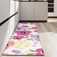 thumbnail image 4 of Pioneer Flower Floral Print Pattern Kitchen Rug Mat,Kitchen Runner Rugs Non Skid Washable,Decorative Kitchen Floor Mats for Kitchen,Sink,Laundry,17"X47", 4 of 5