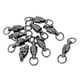 thumbnail image 5 of 30 Piezas Giratorias de Rodamiento de Bolas Herramienta de Pesca de Cobre Giratoria Resistente Negro 4 # Soledad Rodamientos giratorios de bolas, 5 of 7