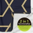 thumbnail image 3 of Briarwood Lane Blue Geometric Cotton Hand Towel, 3 of 3