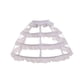 thumbnail image 1 of Mujeres Ta Hollow Lotus Leaf Lace Bird Cage Falda de hueso de pescado Regalo de Navidad ZefeiWu 8390605375071, 1 of 1