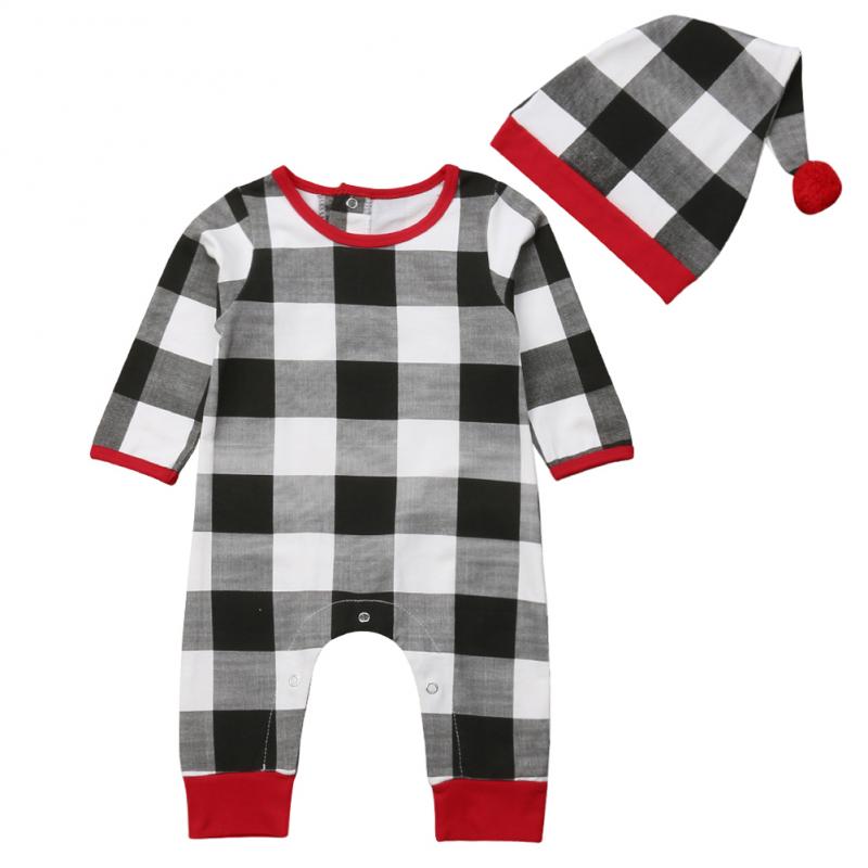 black and white plaid romper