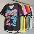thumbnail image 2 of Camiseta de béisbol Trillest Fresh Prince of Bel Air 23 con impresión digital en caliente para hombre y mujer, camiseta de playa transpirable de verano de 13 colores, 2 of 5