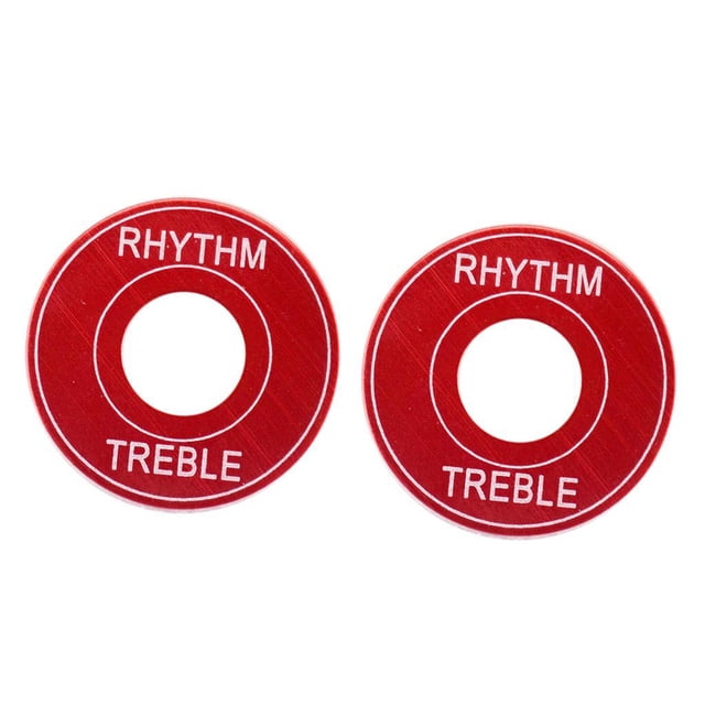 MERIGLARE 2x Switch Toggle Rythm height washers for LP / electric guitar accessories Red
