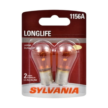 Sylvania 1156A Long Life Automotive Mini Bulb, Pack of 2.