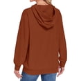 thumbnail image 5 of TARAINYA Women Oversized Crewneck Hoodies Long Sleeve Pullover Sweatshirt with Pockets, 5 of 9
