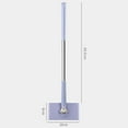 thumbnail image 3 of Lazy Mop No Wash Mop Snap Grip Mop, Clamp-Type Flat Household Cleaning Artifact, Dry & Wet Dual-Use Ideal for Hardwood Tile Floor Cleaning, 3 of 6