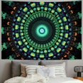 thumbnail image 2 of Chilfamy  Peacock mandala Tapestry Gothic Peacock Feather Decor Wall Hanging for Living Room Bedroom Aesthetic Decor Blanket 40x30inch, 2 of 6