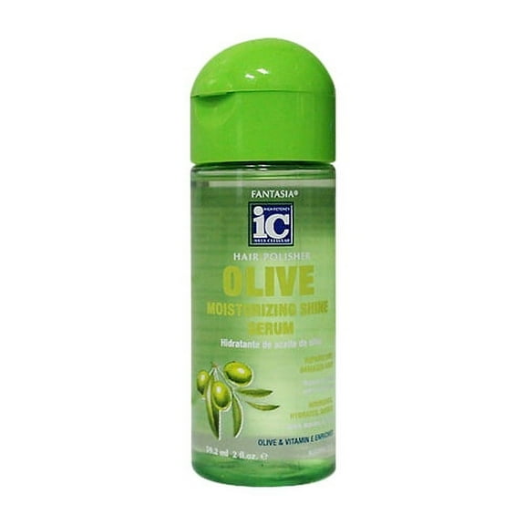 Fantasia IC Hair Polisher Olive Moisturizing Shine Serum 2 Oz