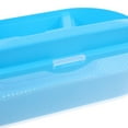 thumbnail image 3 of LEEYNEER Plastic Turtle Tank Turtle Breeding Tank Triple Layer Blue 1Set, 3 of 8