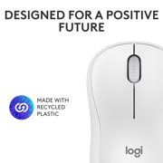 Logitech M240 Silent Bluetooth Mouse, Wireless, Compact, Portable, Smooth Tracking, 18-Month Battery, Off-white