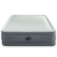 thumbnail image 4 of Intex: PremAire I Elevated Airbed - Queen - Gray, 18" Inflatable Air Mattress, Built-In Electric Pump, Fiber-Tech, Carry Bag, 600lb Cap, 64905ED, 4 of 13