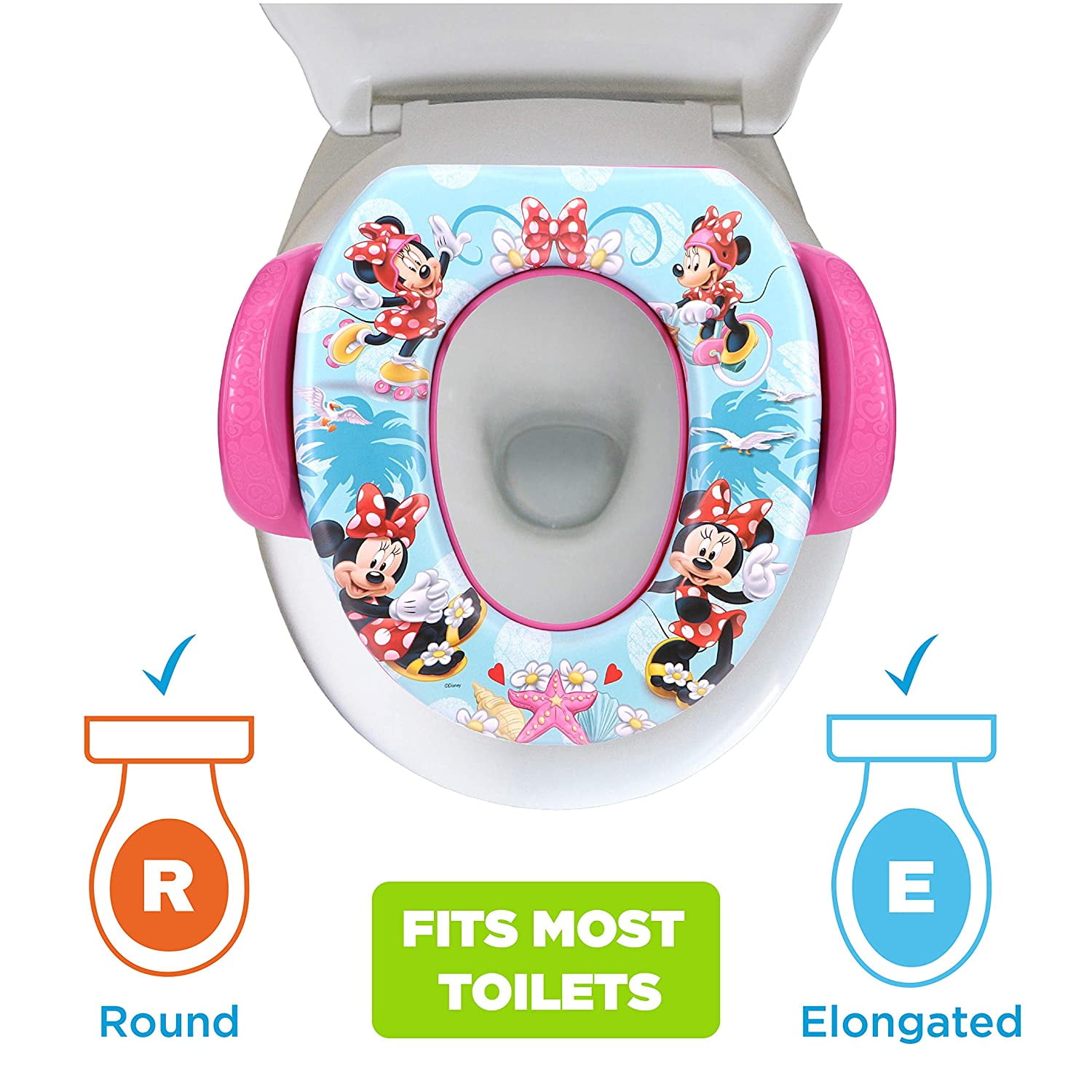 Disney Mickey & Minnie "Summer Fun" Soft Potty Seat