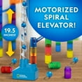 thumbnail image 6 of NATIONAL GEOGRAPHIC 100-Piece Marble Run with Motorized Elevator, 20 Marbles, Storage Bag & More, 6 of 6