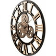 thumbnail image 4 of Reloj de pared industrial decorativo con diseño de arte de pared, funcionamiento silencioso con estética steampunk para expresión artística en el hogar, la oficina y el restaurante, 4 of 5
