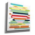 thumbnail image 2 of Epic Graffiti 'Heart Rainbow'  by Erin Clark Canvas Wall Art, 37" x 37", 2 of 8