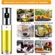 thumbnail image 3 of Dispensador de Aceite de Cocina, Pulverizador de Aceite de Oliva y Vinagre, Atomizador de Aceite Botella de Vidrio Transparente de Acero Inoxidable con Embudo y Pincel para Cocinar, 3 of 4