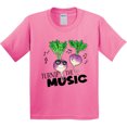 thumbnail image 3 of Inktastic Turnip the Music Partying Vegetables Youth T-Shirt, 3 of 5