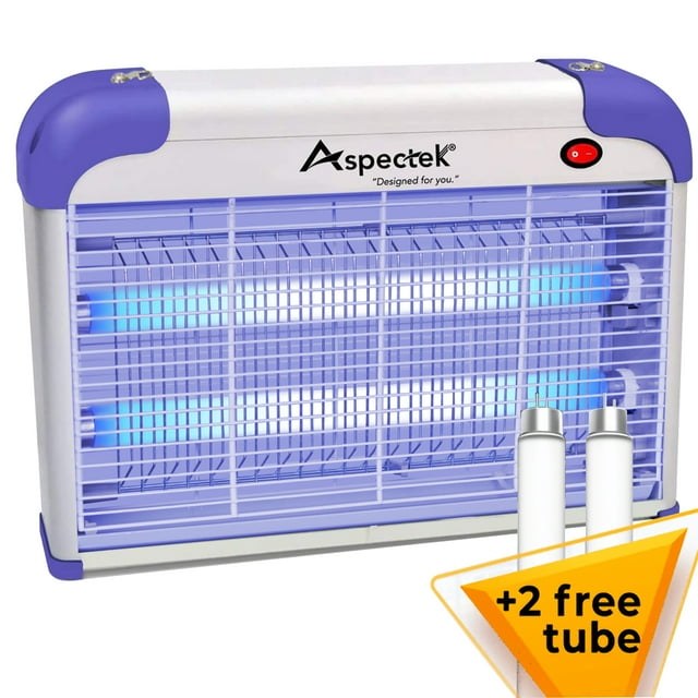 Aspectek 20W Bug Zapper & Electric Indoor Insect Killer with 2