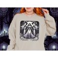 thumbnail image 1 of Hecate Goddess Sweatshirt - Perfect Witchy Gift for Wiccan Clothing Fans, Triple Goddess S - White - 3XL, 1 of 2