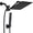 Matte Black, variant on TVOFEK Rain Shower Head With Handheld Spray Combo, 10 Inch Stainless Steel High Pressure Shower head with Adjustable Extension Arm, with Anti-leak 60" Hose and Mounting Hardware for Bathroom