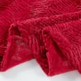 thumbnail image 6 of Home Soft Things Christmas Herringbone Faux Fur Throw - Chilli Pepper - 50" x 60", 6 of 11