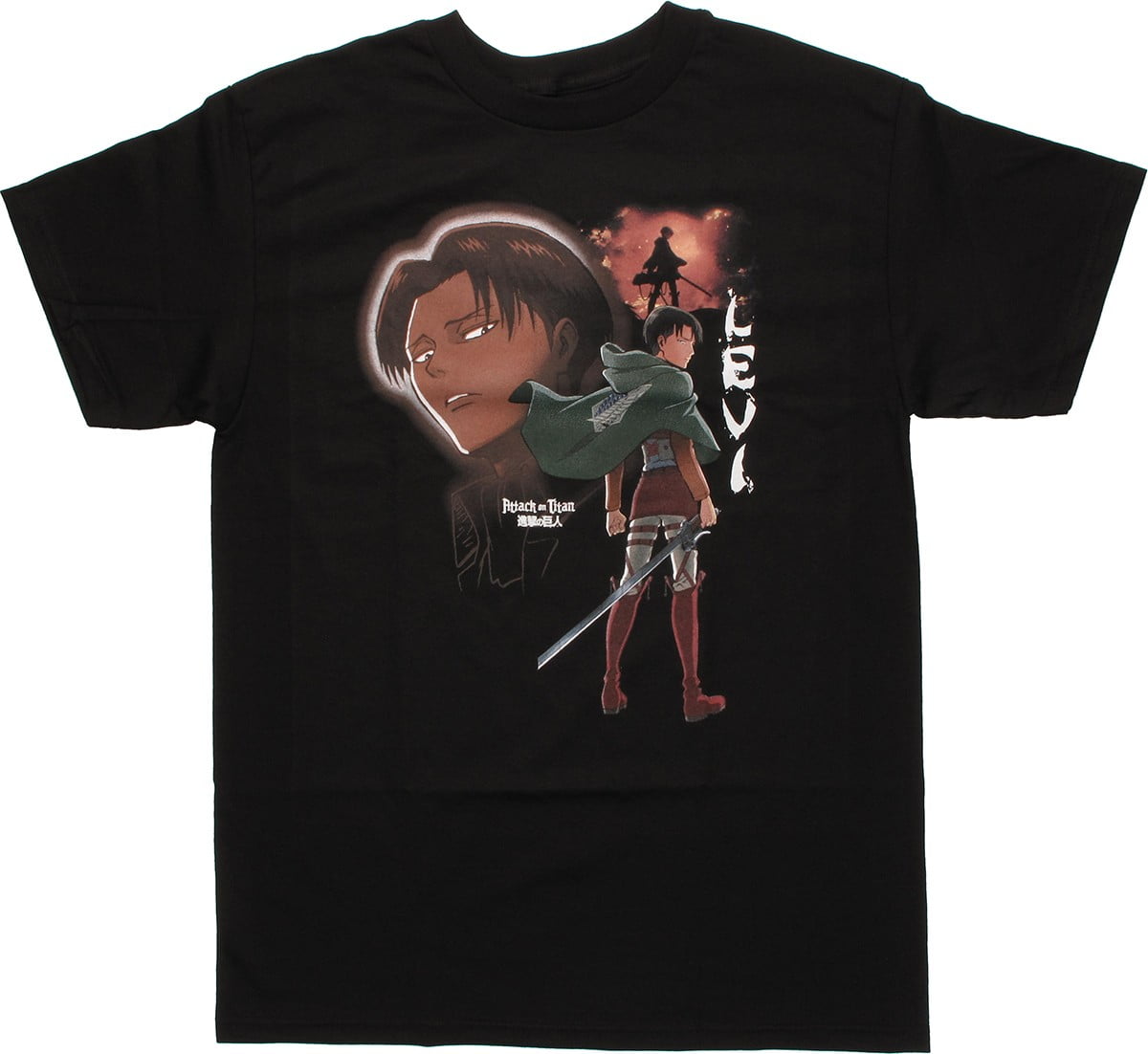 Attack on Titan Levi T Shirt - Walmart.com