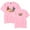 Pink, variant on aCookieGod King of Cookies Merch Short Sleeve T-shirt Unisex Fashion Crew Neck Top