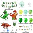 thumbnail image 2 of Suministros de decoración para fiesta de cumpleaños de dinosaurio YONGSHENG Kit de guirnalda de arco de globos de dinosaurio, 2 of 5