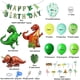 thumbnail image 2 of Suministros de decoración para fiesta de cumpleaños de dinosaurio, kit de guirnalda de arco de globos de dinosaurio, globos de dinosaurio de aluminio de 40 ", pancartas de feliz cumpleaños, decor, 2 of 5