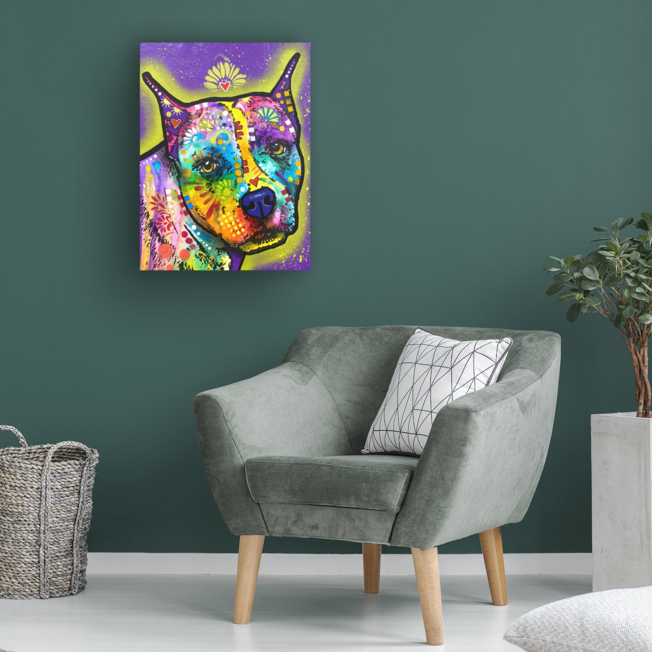 Canvas Wall Art - Dean Russo 'I Got That Sparkly Soul' Wall Art for Living Room, Bedroom, or Office Décor by Trademark Fine Art - 14 x 19 Inches