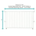 thumbnail image 5 of Toddleroo by North States EasyGlide Wide Baby Gate, 31" Tall, White, 5 of 10