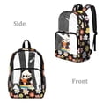thumbnail image 2 of FKELYI Flower Panda Print 17 Inch Clear Backpack Kids Backpack See Through Schoolbag Spacious Bookbag Travel Bags for Elementary Student, 2 of 7