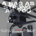 thumbnail image 2 of Magnetic Gym Bag - Bottle with Magnetic Attachment, Use ﻿﻿aquaguard Zippers & Neodymium Magnets, Securely to Any Metal Surface, Holds up to 15 Lbs, 2 of 7