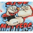 thumbnail image 2 of Size Matters Graffiti Graphic Men's White T-Shirt, 2 of 2