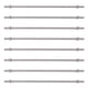 thumbnail image 1 of 8X Varilla de Stock Barra de Rosca de Acero Inoxidable Tono de Plata 320mm x M8, 1 of 5