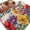 Light Beige, variant on Area Rug for Living Room, Spring Flowers Non-Slip Indoor Large Carpet for Bedroom/Dining Room, Farmhouse Vintage Country Colorful Floral Washable Low-Profile Rectangle Floor Runner Rugs - 5 x 7 Ft