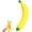 Banana, variant on Banana Squishy, 2026 New Slow Rising Stress Relief, Realistic Banana Shaped Squeezes Balls, Soft Cute Fruit Anxiety Relief Dough Decompression Gift