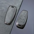 thumbnail image 2 of Sleek Gray Key Fob Case Cover with Keychain for Hyundai Tucson Santa Fe Cruz, 2 of 6