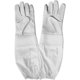 thumbnail image 2 of Guantes de apicultura: 1 par de guantes de apicultura, piel de cabra suave y duradera superior, guantes protectores con mangas largas de malla para apicultores profesionales (gris) JAMW Sencillez, 2 of 5