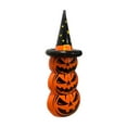 thumbnail image 5 of Dualoai Halloween Inflatables Stacked Pumpkins with Witch'S Hat for Yard Home Indoor orange, 5 of 9