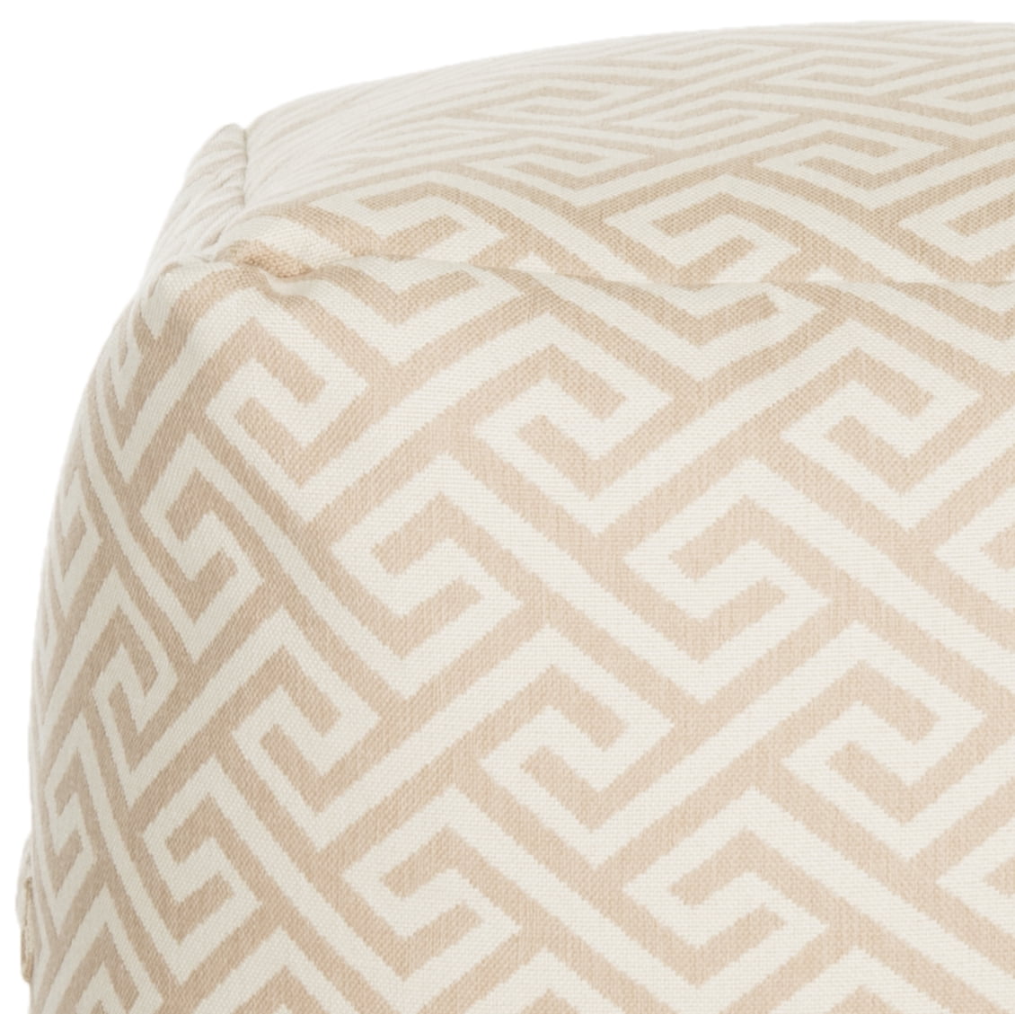 Better Homes and Gardens Greek Key Pouf