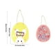 thumbnail image 5 of Billuyoard Happy Easter Cuerda Colgante Chips Decoración de dibujos animados Carta Puerta Autoensamblaje Etiqueta colgante Signo Inicio Kits de decoración para fiestas conejo amarillo, 5 of 6